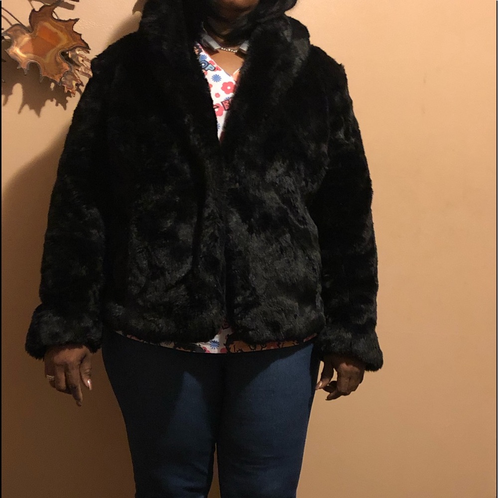 Faux Fur Coat